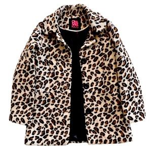 ONA SAEZ KIDS - CHARM LEOPARD PRINT COAT SIZE 11-12